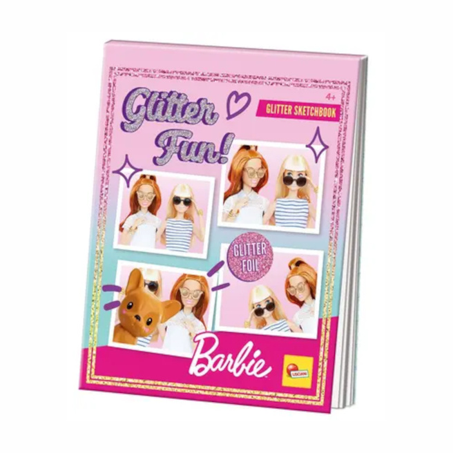 Set de creație Sketchbook Barbie Glitter Fun