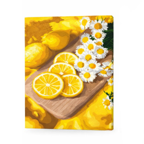 Lămâie suculentă 40×50 cm Eco. Pictură pe numere
