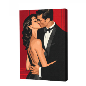 Flacăra pasiunii 40×50 cm Eco. Pictură pe numere