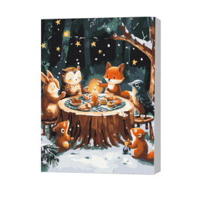 Ceai de iarna,40x50cm Eco,Pictura pe numere