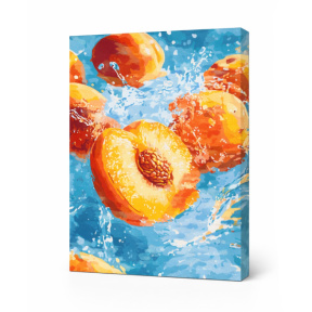 „Piersică suculentă” 40×50 cm, ECO. Pictură pe numere