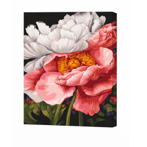 „Liniște în flori” 40×50 cm, ECO. Pictură pe numere© Anastasia Alehina