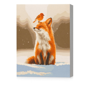 Prietenii iernii,40x50cm Eco,Pictura pe numere