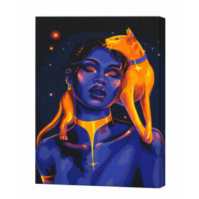 «Внутренний зверь» 40×50 см, ECO.Картина по номерам  © Соломия Ковальчук