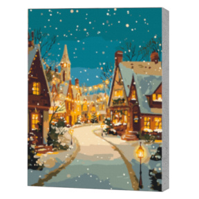 Clopote de Craciun,40x50cm Eco,Pictura pe numere