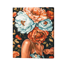 Цветущие мысли 40×50 см Eco. Картина по номерам