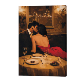 În îmbrățișarea serii 40×50 cm Eco. Pictură pe numere