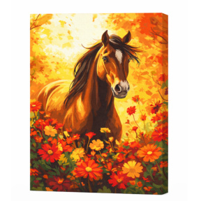 „Libertate florală” 40×50 cm, ECO. Pictură pe numere