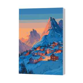 Dimineata geroasa,40x50cm Eco,Pictura pe numere