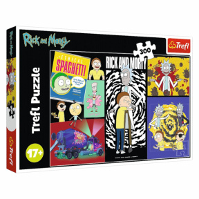 Пазлы Trefl "300" - A strange place in the galaxy / Warner Rick and Morty