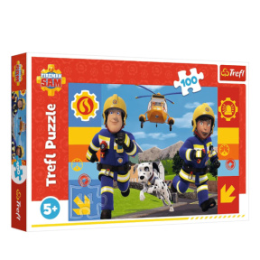 Пазлы 100 - Always helpful Fireman Sam / Fireman Sam