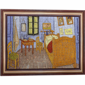 Пазлы "500 ArtFrame Puzzle" - Vincents Bedroom in Arles, Vincent van Gogh
