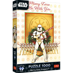 Пазлы "1000 XMAS Premium Plus" - Merry Clone Troopers