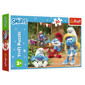 Пазлы Trefl 30 - Smurfette and Smurfs / The Smurfs