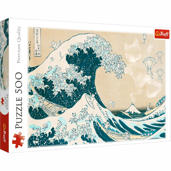 Puzzle Trefl "500" - The Great Cat Wave