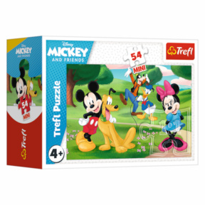 Пазлы Trefl "54 Mini" - Crazy Adventures of Mickey Mouse / Disney Mickey Mouse and Friends (54217)