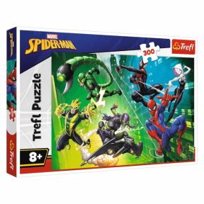 Пазлы Trefl "300" - In a spiders web / Disney Marvel Spiderman