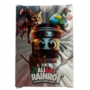 Set fun cărți FIBRC (55 buc.), plastic, argintii