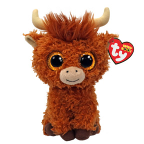 Jucărie moale Vacă Alfie Beanie Boos 15 cm TY Inc.