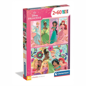 Puzzle "2x60" Disney Princess