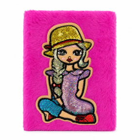 Carnet notite A5 plush 21903-89 Girls