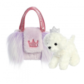 Jucăria moale „Căţeluș în gentuță”