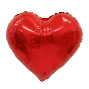 Balon din folie de oformare 24 Inima Roșu
