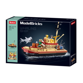 Set de construcție Sluban „Rechin mare”, 592 piese