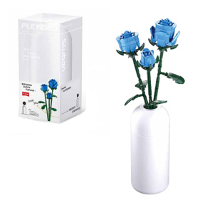 Constructor Sluban „Trandafir albastru în vază”, 238 elemente