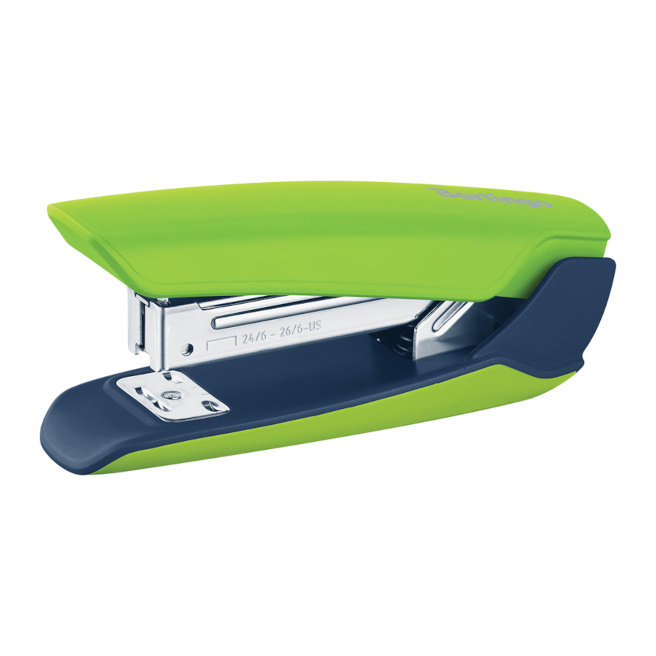 Capsator Berlingo plastic (capse №24/6), 25 foi, "Hyper" verde