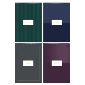 Blocnotes A4 80 foi pătrățele cu spiră BG "Minimal"