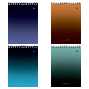 Blocnotes A5 40 foi pătrățele BG "Balance"