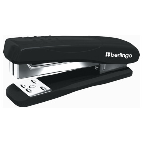 Capsator Berlingo plastic (capse №24/6), 25 foi, "Comfort" negru