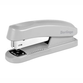 Capsator Berlingo plastic (capse №24/6), 30 foi, "Universal" gri