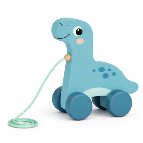 Деревянная игрушка на верёвочке «Динозавр» Tooky Toy