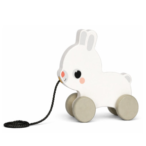 Деревянная игрушка на верёвочке «Зайчик» Tooky Toy