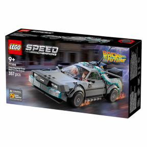 Constructor LEGO Speed Champions Mașînă timpului din Înapoi in viitor