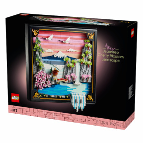 Конструктор LEGO Art Пейзаж с цветущей японской сакурой