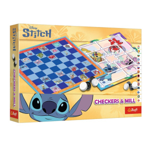 Игра настольная Lilo & Stitch Шашки и мельница Trefl