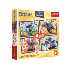 Puzzle "1000 Premium Plus" - "Lilo & Stitch Beach Party",Trefl