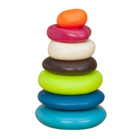 Piramidă pentru copii Battat Stacking Rings