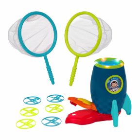 Lansator de discuri Battat RocketGlow cu efecte luminoase