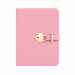 Carnet p/u copii in cutie cu lacatica B0381 Heart