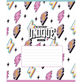 Тетрадь 24 листа линейка Школярик Glitter Im unique