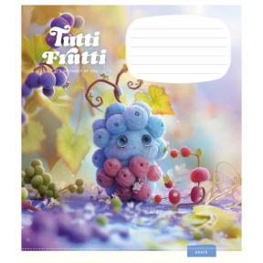 Caiet 12 foi linie oblică Shkolyarik Tutti Frutti