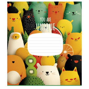 Caiet 12 foi pătrățele Shkolyarik Genius You are unique