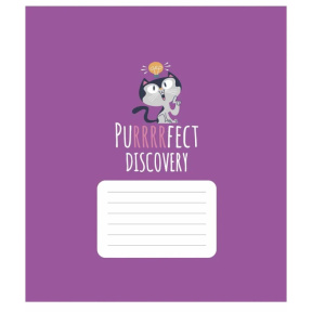 Caiet 24 foi linie Shkolyarik Purrrfect cats