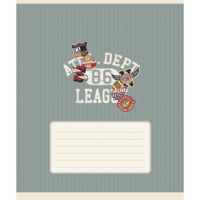 Caiet 12 foi pătrățele Shkolyarik Genius Sport clubs