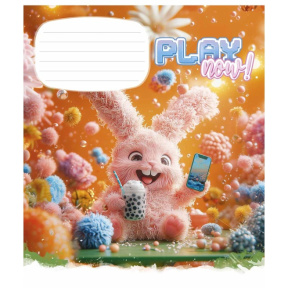 Caiet 12 foi linie oblică Shkolyarik Play now