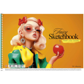 Album pentru schițe А4, 30 foi, 100gr/m2, Star